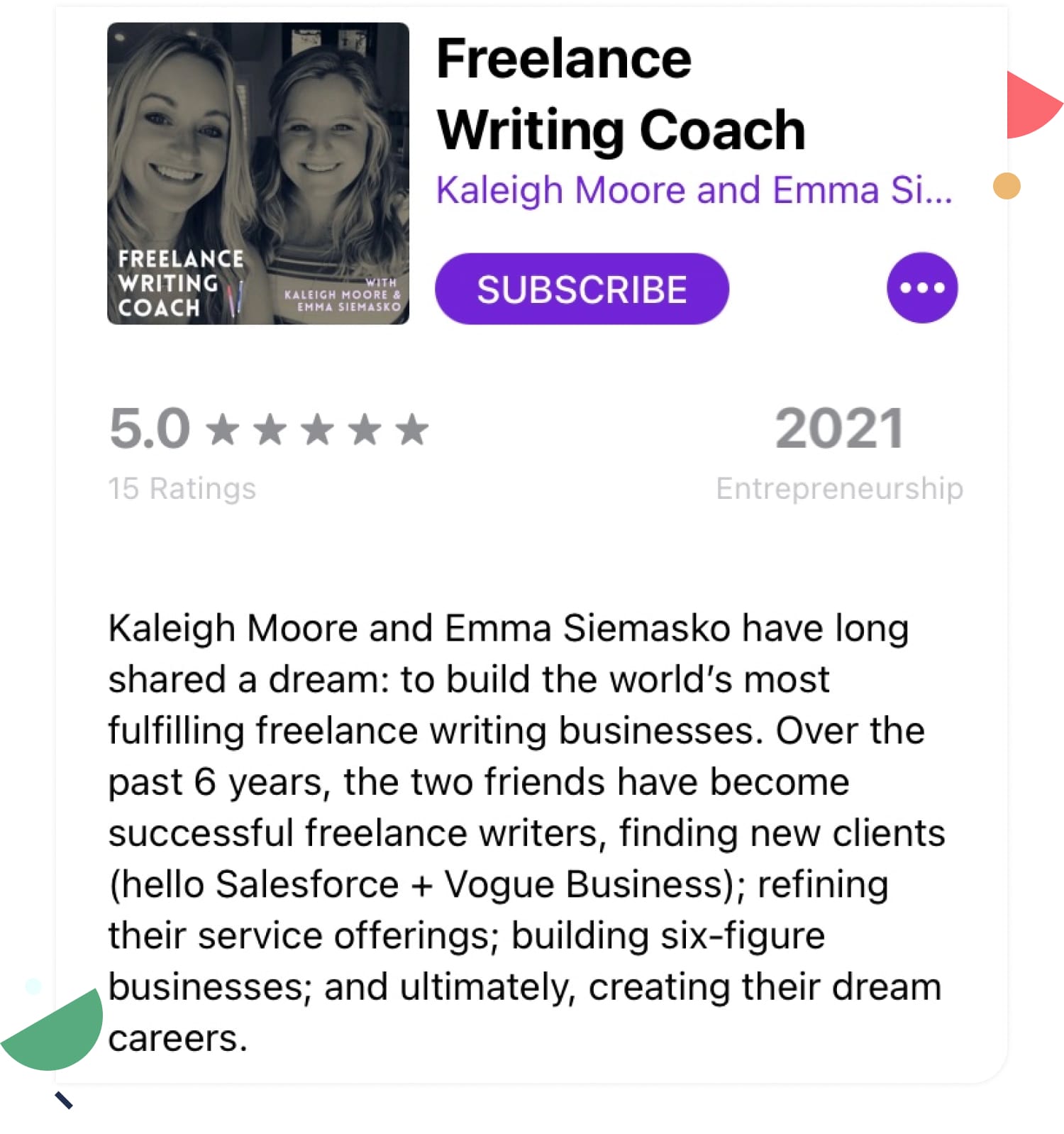 Freelance Writing Coach podcast