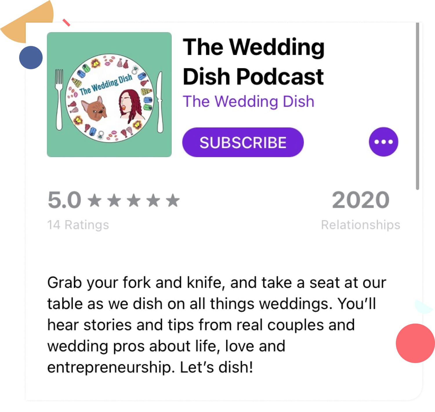 The Wedding Dish podcast