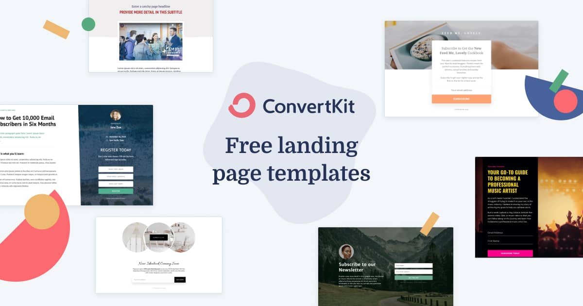 Free landing page templates that convert