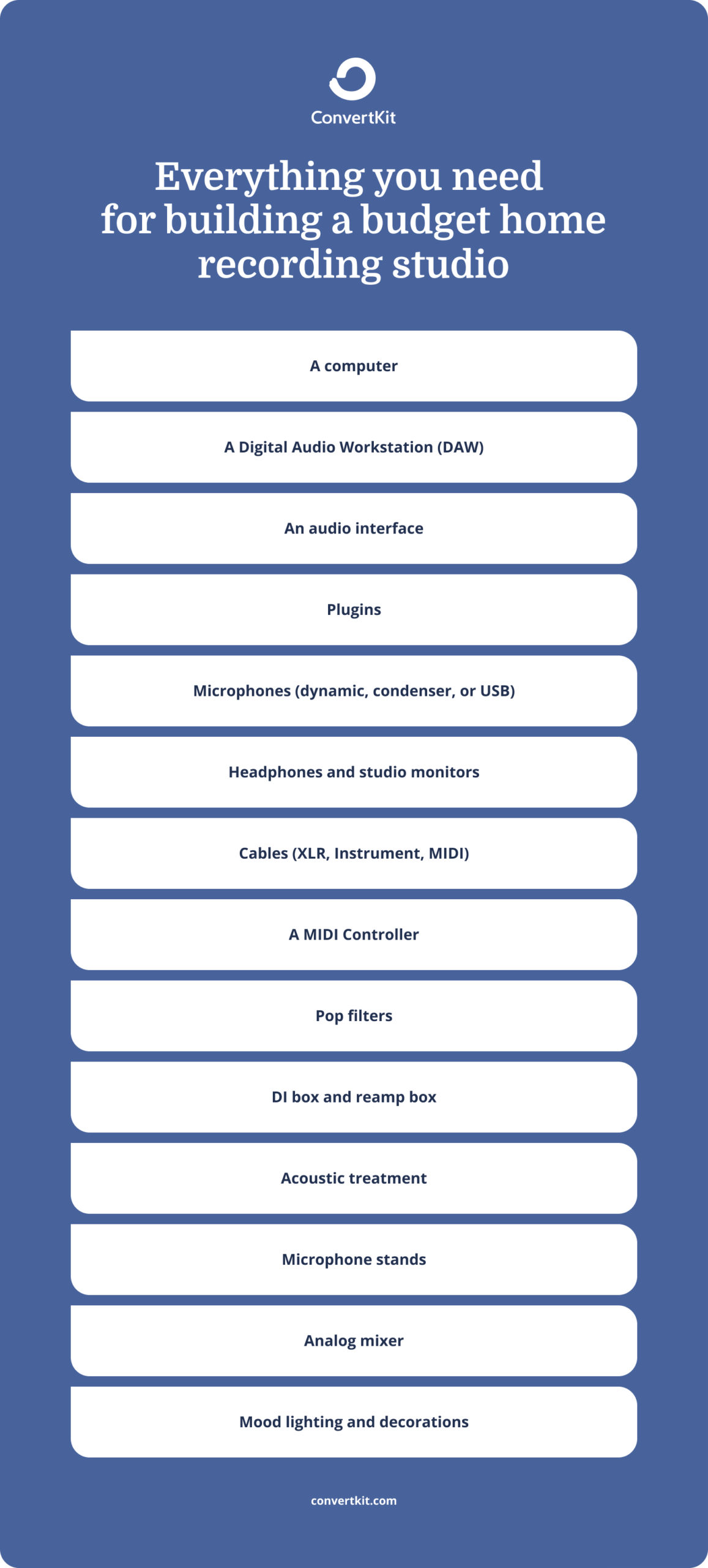 Here’s how to build your first home recording studio on a budget