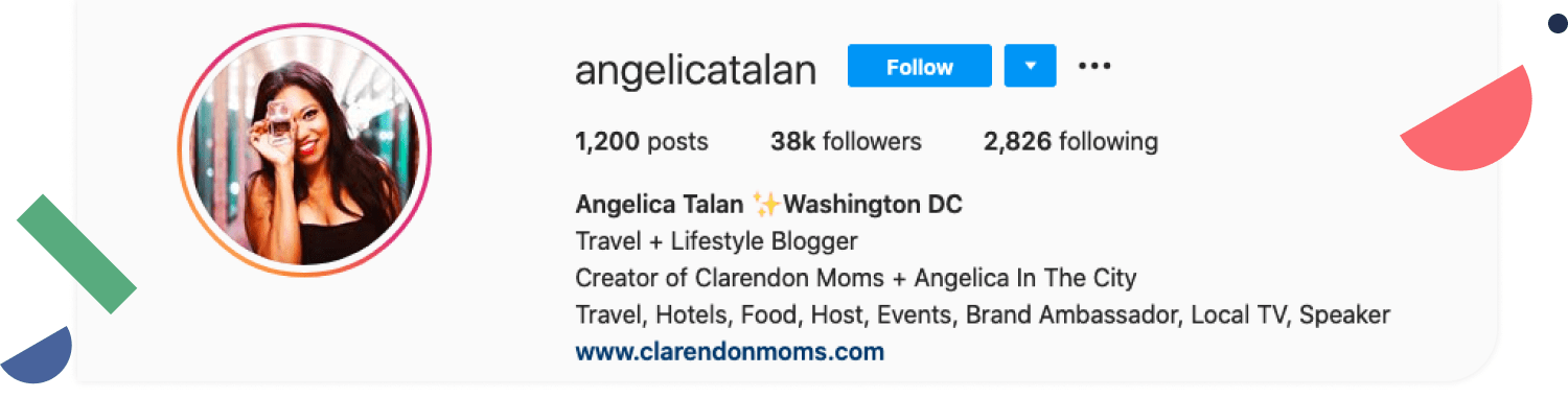 An example of an Instagram profile picture. Image via Angelica Talan