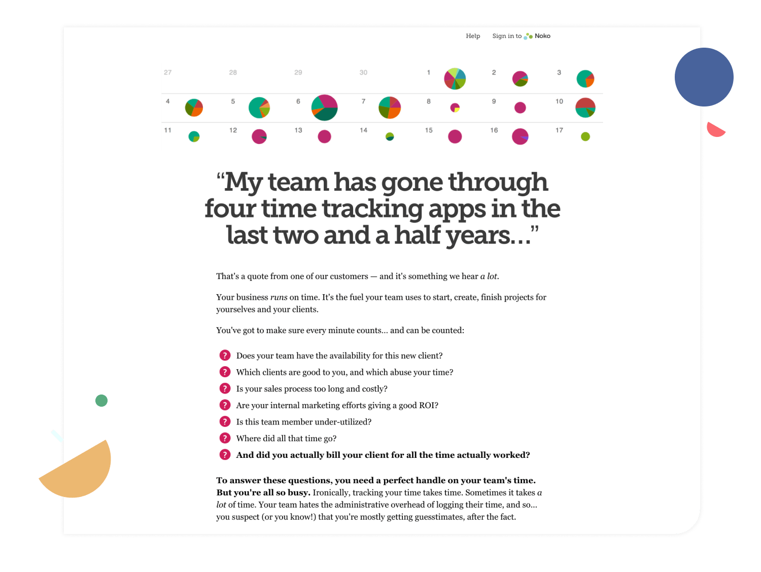 Use enticing body copy for lead generation landing pages