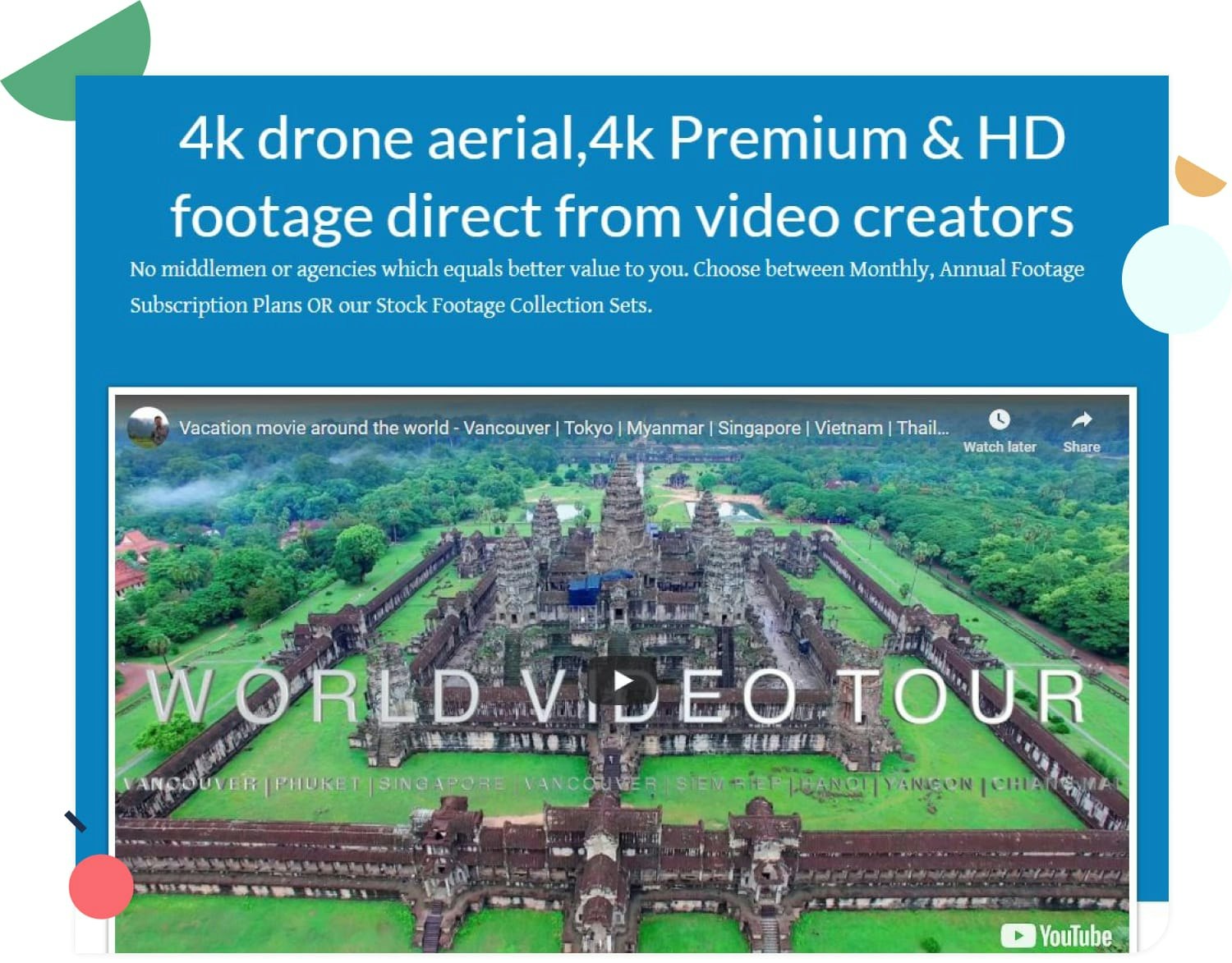 Chic Voyage Productions offers travel stock videos. Image via Chic Voyage Productions