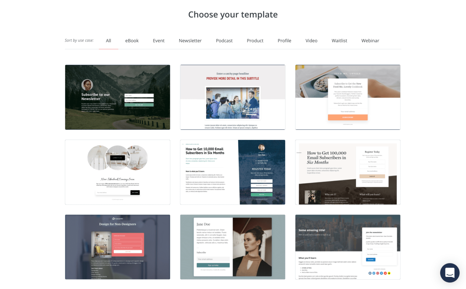 How to Create Lead Generation Landing Pages that ConvertKit