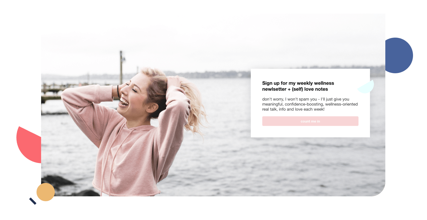 Landing page CTA button example 3