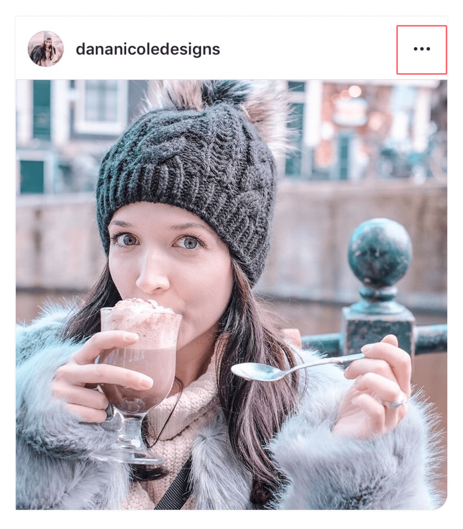 Click on the three “...” to edit your photo.