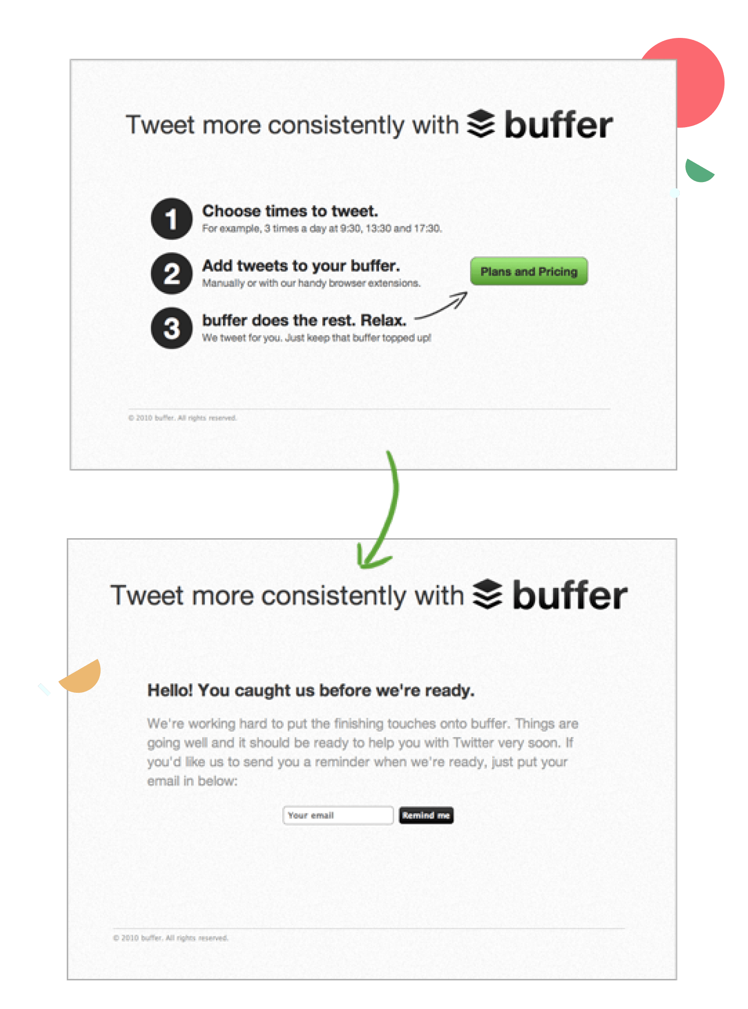 Validate new product ideas with landing pages