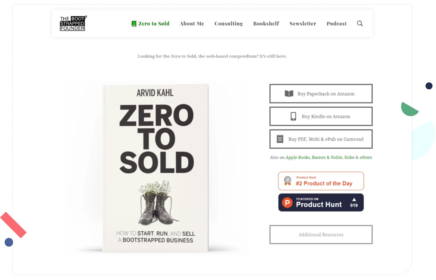 在線編寫和銷售您自己的電子書很容易。 圖片來自 The Bootstrapped Founder
