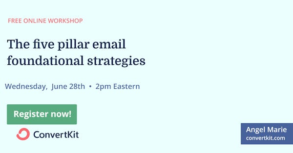  The five pillar email foundational strategies